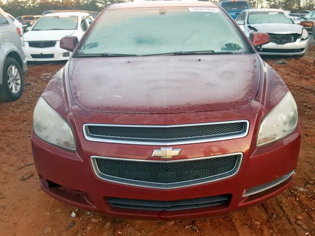 1G1ZJ57B59F102809 - 2009 CHEVROLET MALIBU 2LT RED photo 9