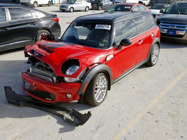 WMWMM3C57ATZ33602 - 2010 MINI COOPER S C RED photo 2