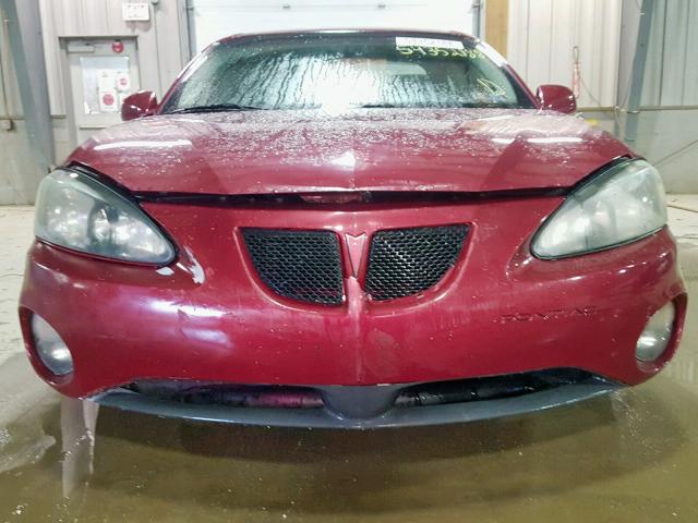 2G2WP522051332862 - 2005 PONTIAC GRAND PRIX BURGUNDY photo 10