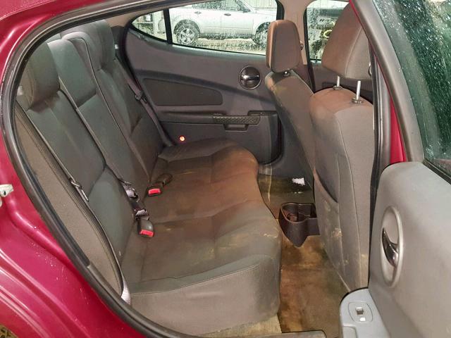 2G2WP522051332862 - 2005 PONTIAC GRAND PRIX BURGUNDY photo 6