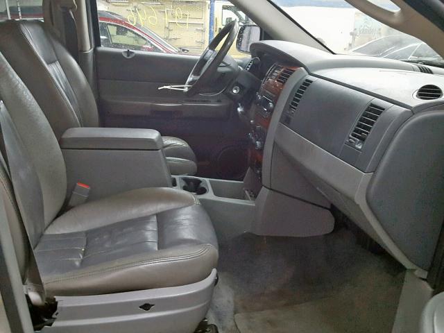 1D4HB48206F145235 - 2006 DODGE DURANGO SL GRAY photo 5