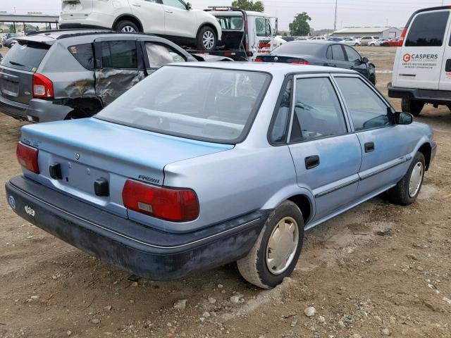 1Y1SK5466NZ018113 - 1992 GEO PRIZM BLUE photo 4