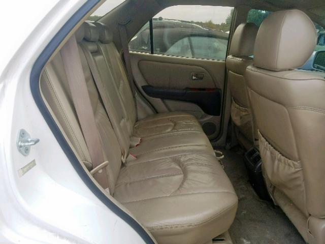 JTJGF10U020133279 - 2002 LEXUS RX 300 WHITE photo 6