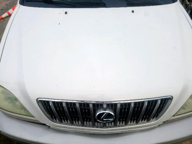 JTJGF10U020133279 - 2002 LEXUS RX 300 WHITE photo 7