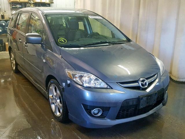 JM1CR29L080317252 - 2008 MAZDA 5 GRAY photo 1