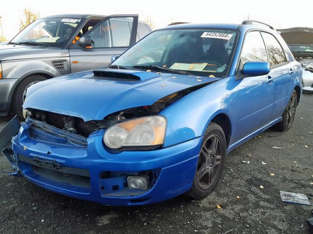 JF1GG29674G800326 - 2004 SUBARU IMPREZA WR BLUE photo 2