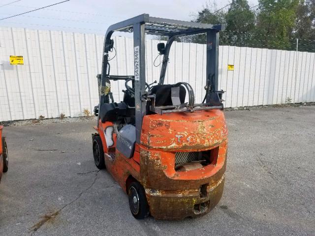 14163 - 2005 TOYOTA FORKLIFT ORANGE photo 3