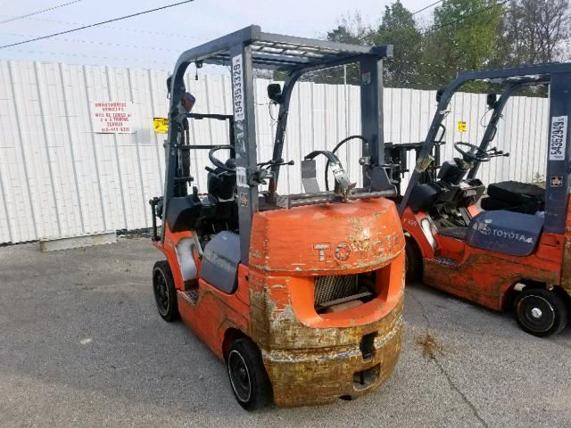 98347 - 2007 TOYOTA FORKLIFT ORANGE photo 3