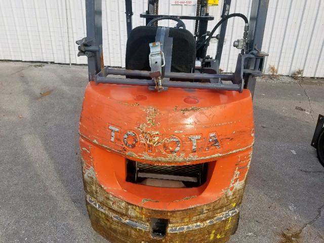 98347 - 2007 TOYOTA FORKLIFT ORANGE photo 6