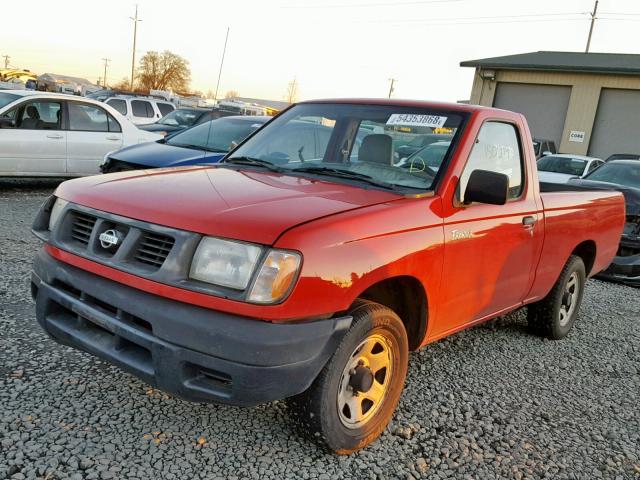 1N6DD21S9XC330033 - 1999 NISSAN FRONTIER X RED photo 2