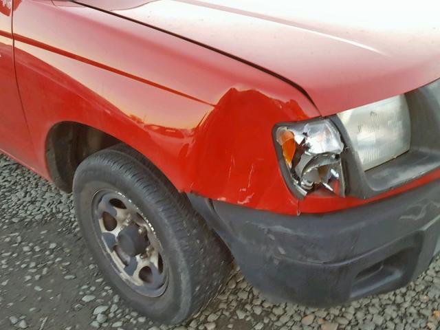 1N6DD21S9XC330033 - 1999 NISSAN FRONTIER X RED photo 9