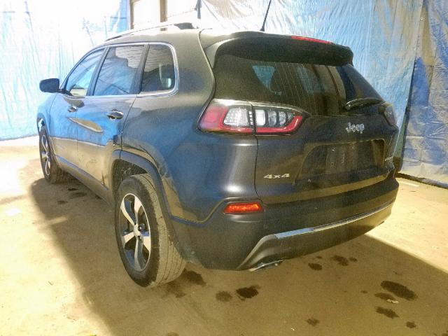 1C4PJMDX2KD346895 - 2019 JEEP CHEROKEE L GRAY photo 3