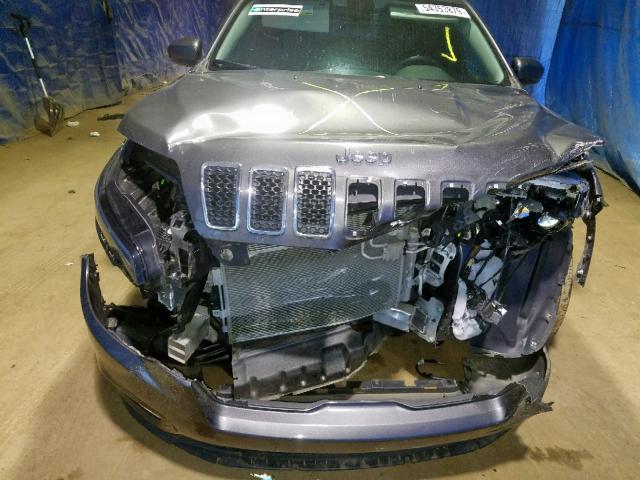 1C4PJMDX2KD346895 - 2019 JEEP CHEROKEE L GRAY photo 9