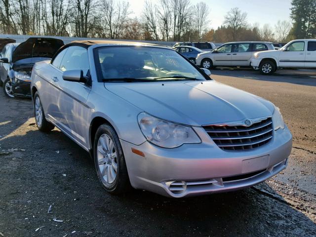 1C3BC5ED5AN180688 - 2010 CHRYSLER SEBRING TO SILVER photo 1