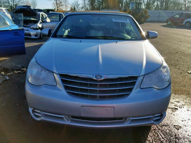 1C3BC5ED5AN180688 - 2010 CHRYSLER SEBRING TO SILVER photo 9