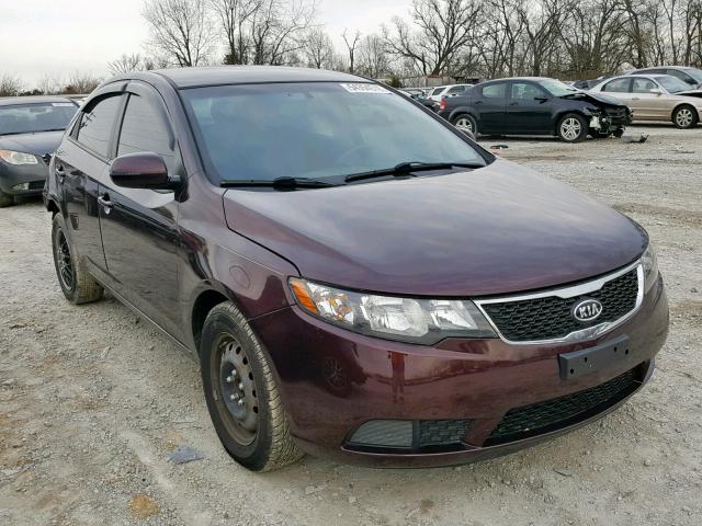 KNAFU4A27B5439706 - 2011 KIA FORTE EX PURPLE photo 1