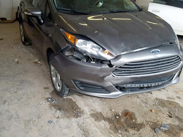 3FADP4EJ5EM232707 - 2014 FORD FIESTA SE GRAY photo 9