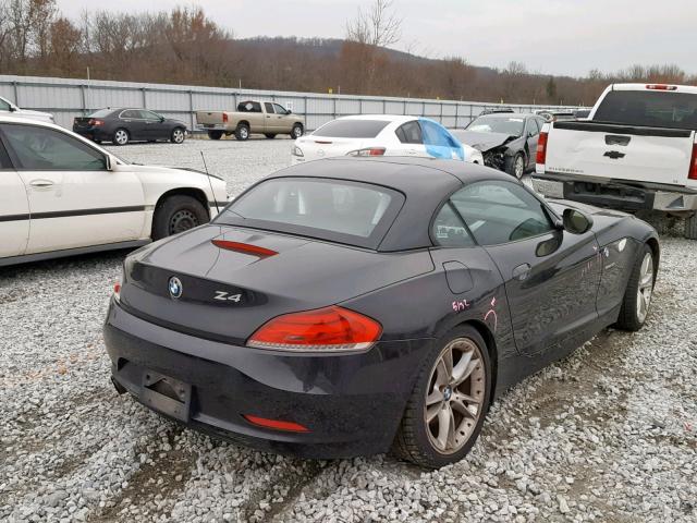 WBALM5C53AE377607 - 2010 BMW Z4 SDRIVE3 BLACK photo 4