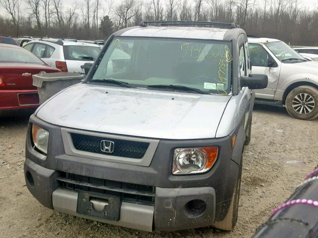 5J6YH28513L000416 - 2003 HONDA ELEMENT EX GRAY photo 2