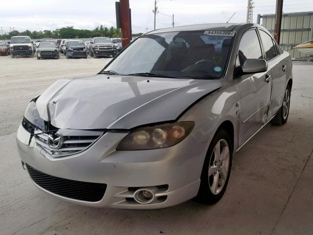 JM1BK323461537274 - 2006 MAZDA 3 S SILVER photo 2