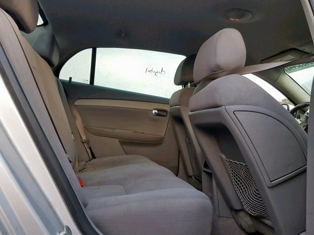 1G1ZH57B69F154784 - 2009 CHEVROLET MALIBU 1LT 银色 照片 6