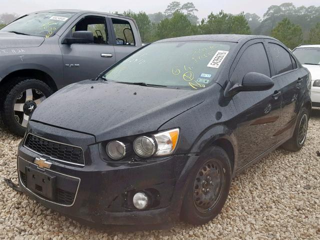 1G1JA5SH0F4151254 - 2015 CHEVROLET SONIC LS 黑色 照片 2