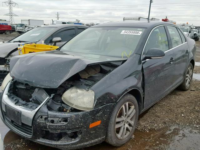 3VWSF71K16M666691 - 2006 VOLKSWAGEN JETTA 2.5 BLACK photo 2