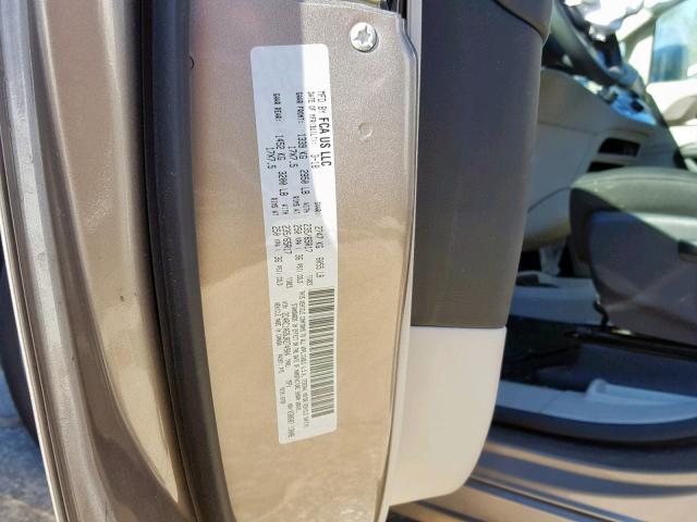 2C4RC1AG9JR274904 - 2018 CHRYSLER PACIFICA L GRAY photo 10