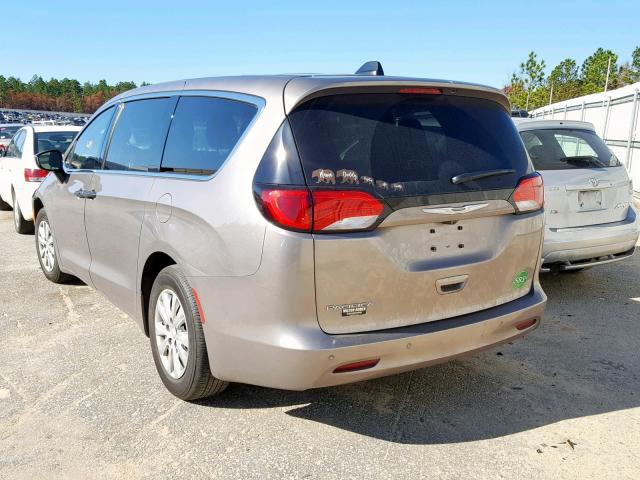 2C4RC1AG9JR274904 - 2018 CHRYSLER PACIFICA L GRAY photo 3