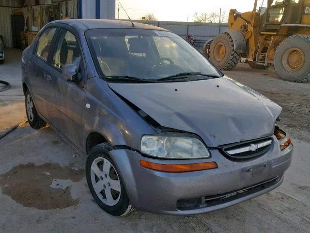 KL1TD56606B581725 - 2006 CHEVROLET AVEO BASE Boz foto 1