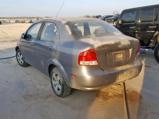 KL1TD56606B581725 - 2006 CHEVROLET AVEO BASE Boz foto 3