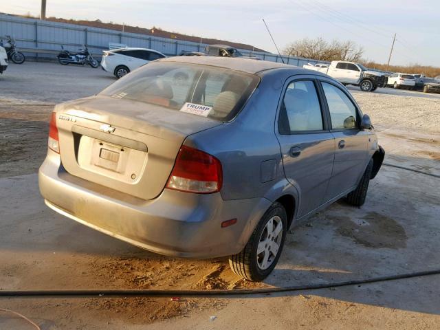 KL1TD56606B581725 - 2006 CHEVROLET AVEO BASE Boz foto 4