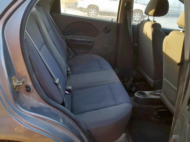 KL1TD56606B581725 - 2006 CHEVROLET AVEO BASE Boz foto 6
