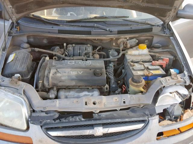 KL1TD56606B581725 - 2006 CHEVROLET AVEO BASE Boz foto 7