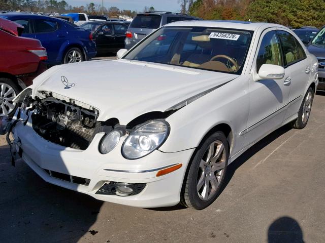 WDBUF56X27B064958 - 2007 MERCEDES-BENZ E 350 WHITE photo 2