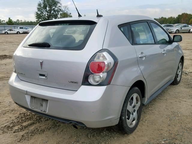 5Y2SP678X9Z454073 - 2009 PONTIAC VIBE SILVER photo 4