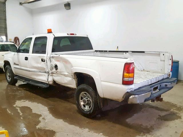 1GTHC23153F109842 - 2003 GMC SIERRA C25 WHITE photo 3