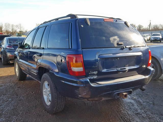 1J4GW58N9YC318391 - 2000 JEEP GRAND CHER BLUE photo 3