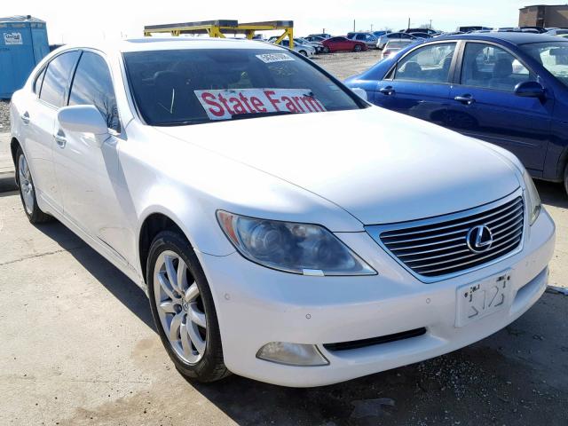 JTHBL46F575045675 - 2007 LEXUS LS 460 WHITE photo 1