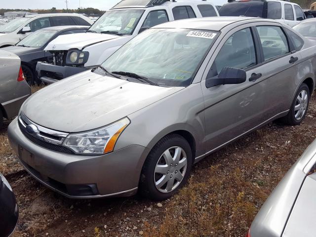 1FAHP34N38W143318 - 2008 FORD FOCUS S/SE GRAY photo 2