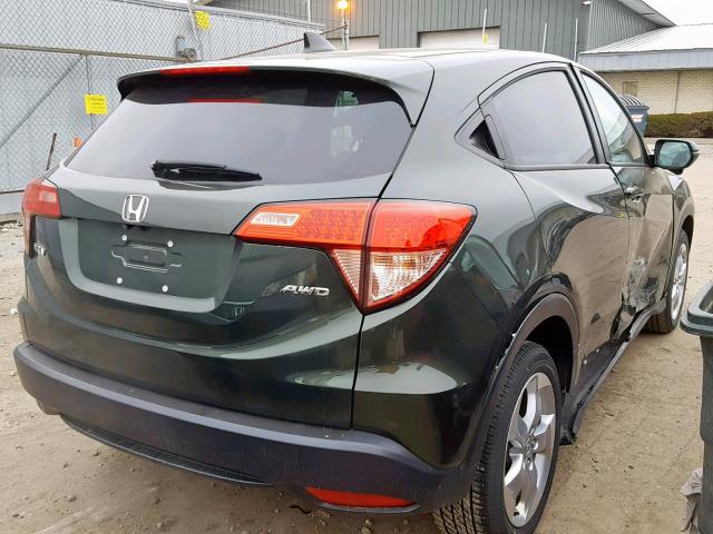 3CZRU6H51GM750104 - 2016 HONDA HR-V EX GREEN photo 4