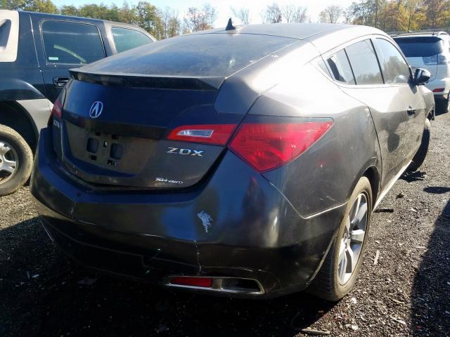 2HNYB1H49AH501020 - 2010 ACURA ZDX TECHNO BLACK photo 4