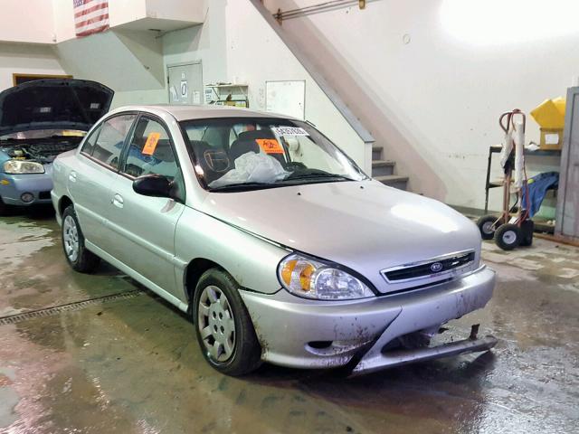 KNADC123226179130 - 2002 KIA RIO SILVER photo 1