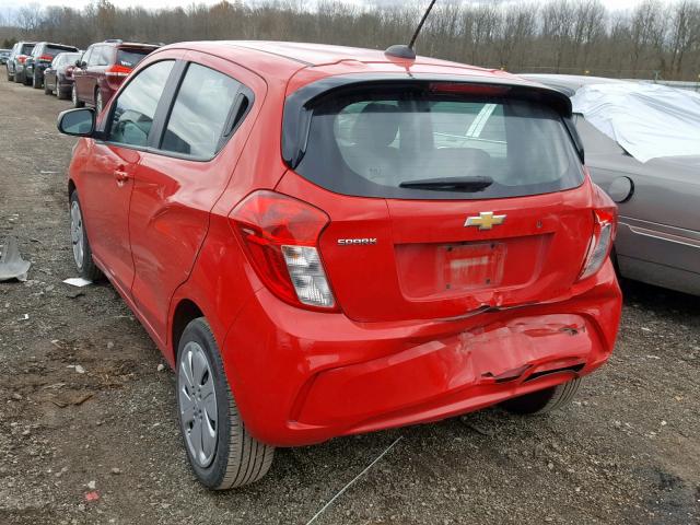 KL8CB6SA7HC727901 - 2017 CHEVROLET SPARK LS RED photo 3