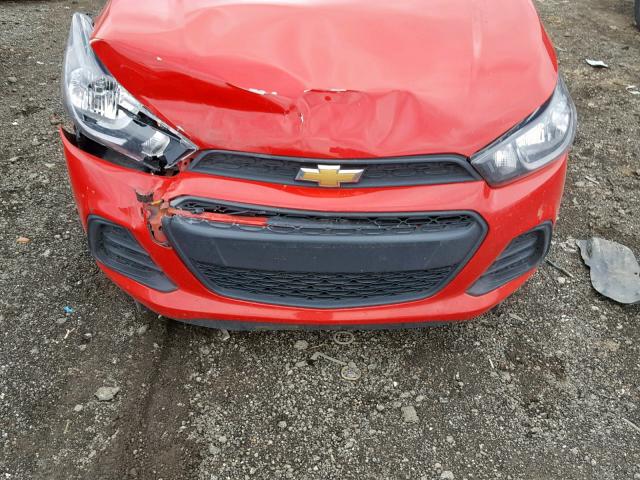 KL8CB6SA7HC727901 - 2017 CHEVROLET SPARK LS RED photo 7