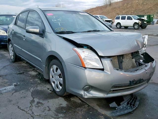 3N1AB6AP2CL709763 - 2012 NISSAN SENTRA 2.0 GRAY photo 1