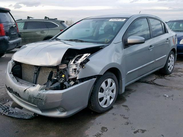 3N1AB6AP2CL709763 - 2012 NISSAN SENTRA 2.0 GRAY photo 2