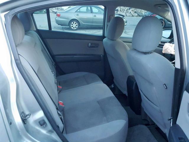 3N1AB6AP2CL709763 - 2012 NISSAN SENTRA 2.0 GRAY photo 6