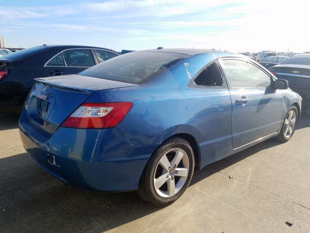 2HGFG128X6H524373 - 2006 HONDA CIVIC EX BLUE photo 4