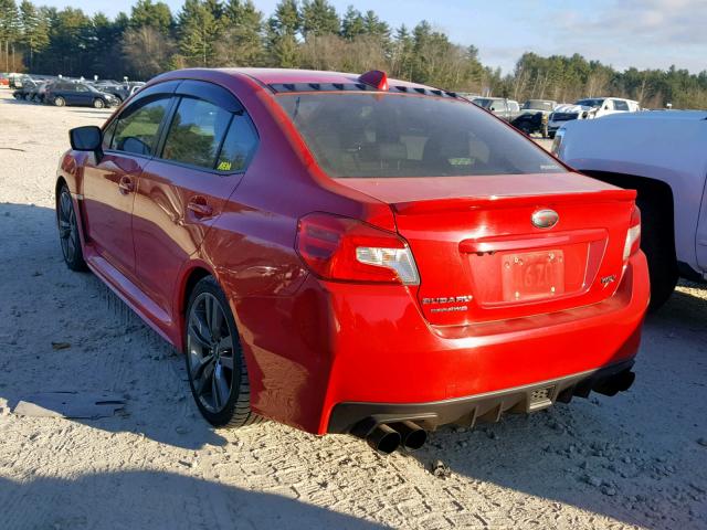 JF1VA1J65G8802539 - 2016 SUBARU WRX LIMITE RED photo 3